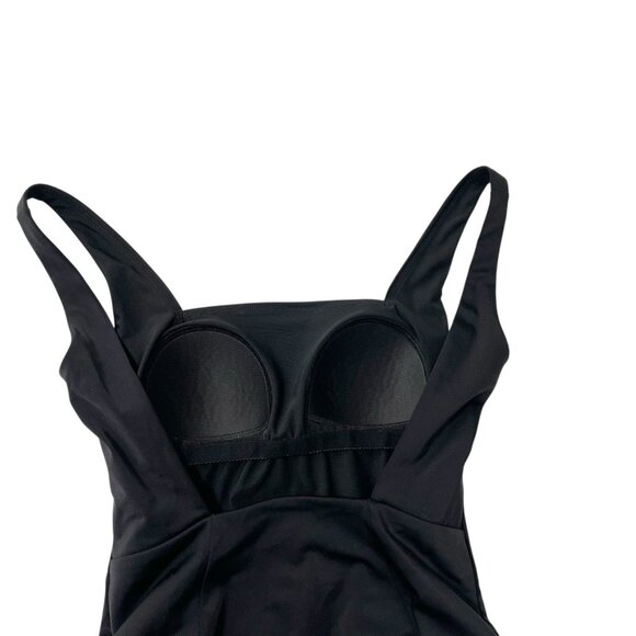 BODEN Square Neck One Piece Bathing Suit Swimsuit Classic Black size 4 - Picture 5 of 7